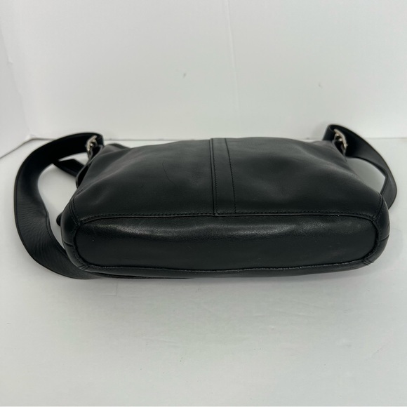 Coach Vintage Genuine Black Leather Legacy Slim Hobo Adjustable Shoulder Bag - Picture 7 of 11